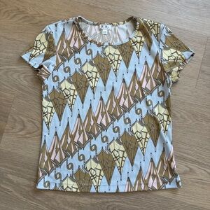 BCBG vintage art deco umbrella top ✶